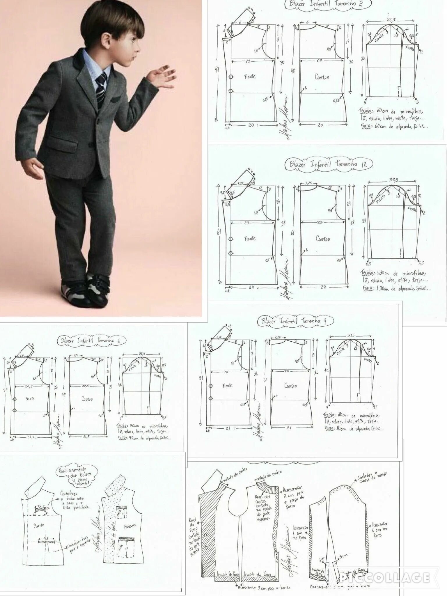 #Выкройка #Мама #Дети #детские_выкройки Jacket Бесплатные выкройки и схемы детск