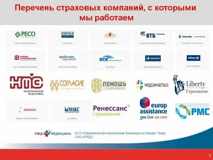 Список компаний твери