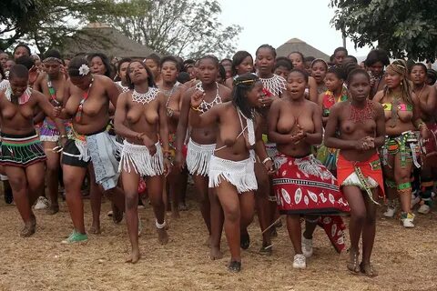 Nude tribal dance