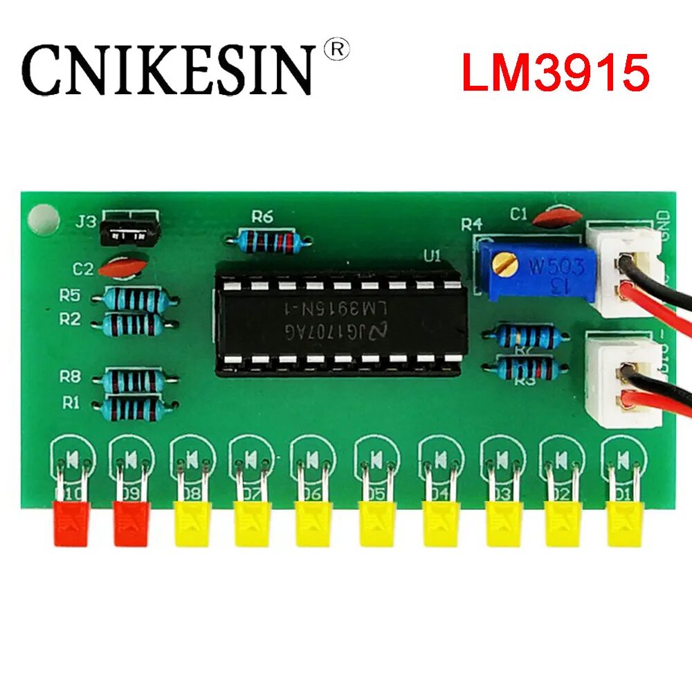 Lm3915n-1. Lm3915 индикатор уровня аудио. Индикатор уровня звука lm3915 DIY Kit. Vu-Meter with lm3915.