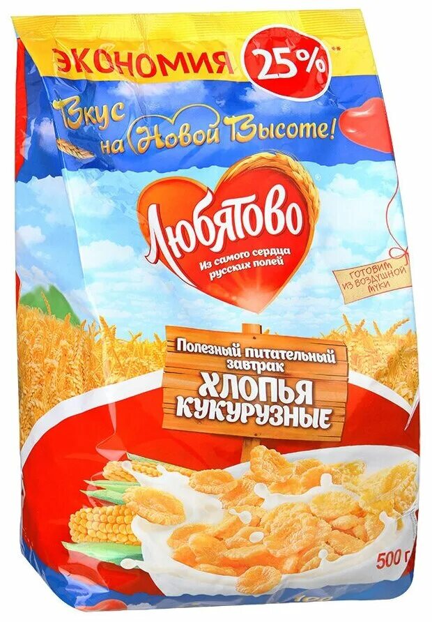 Любятово кукурузные. Хлопья кукурузные любятово 300г. Хлопья кукурузные любятово 600 г. Хлопья кукурузные любятово 600. (тм простой завтрак от любятово), шт.