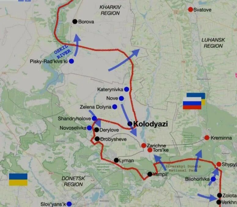 Под чьим контроль старобельск