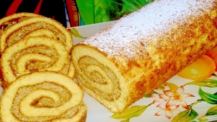 Рецепт рулета с молоком
