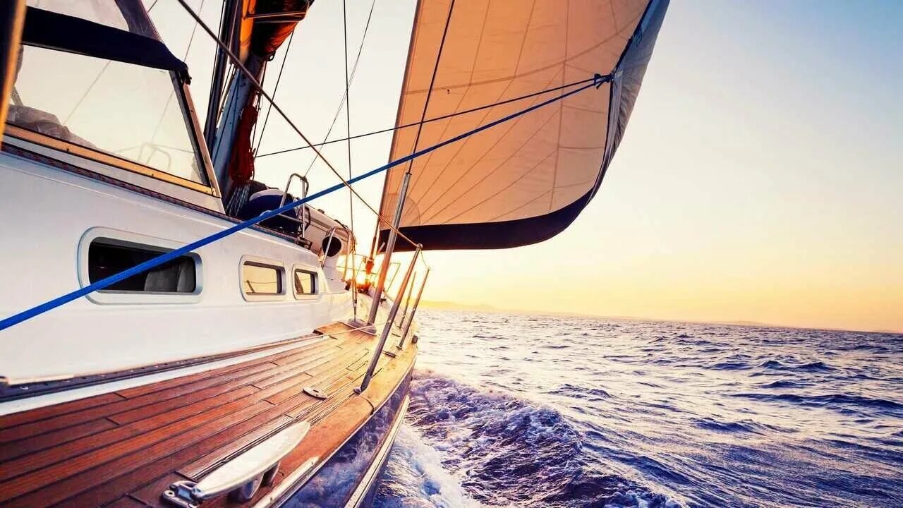 I went sailing on the