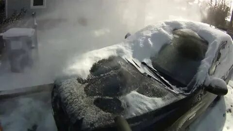 Сдувалка снега с машины