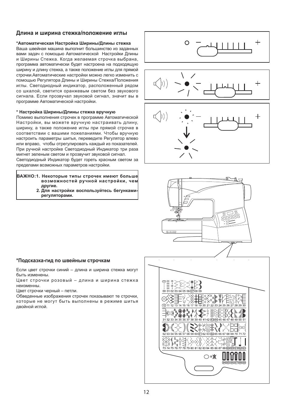 Настройка машинки зингер