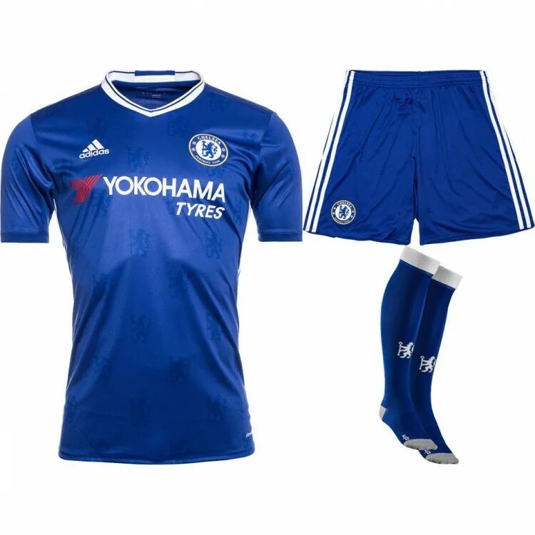 7 футбольных форм. Комплект игровой формы adidas FC Chelsea 2013/14.