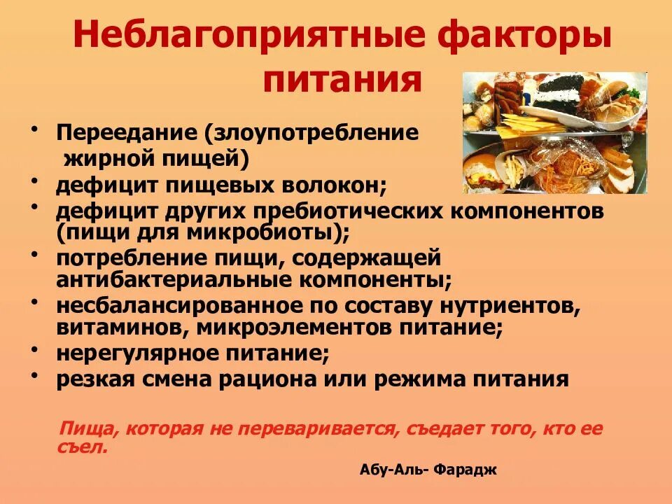 Недостаток пищи причины