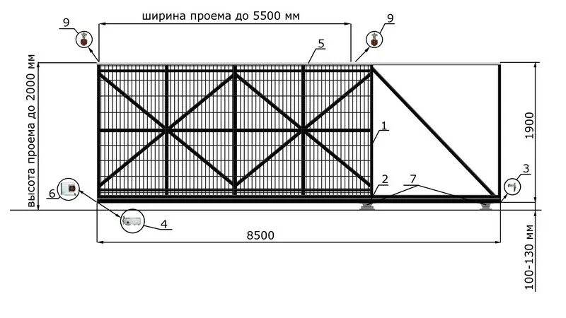 Купить ворота 5 метров. Откатные ворота 4 метра чертеж. Откатные ворота 3м чертеж. Каркас откатных ворот 4х2 stroy-Tusa. Каркас откатных ворот 6000/2000.