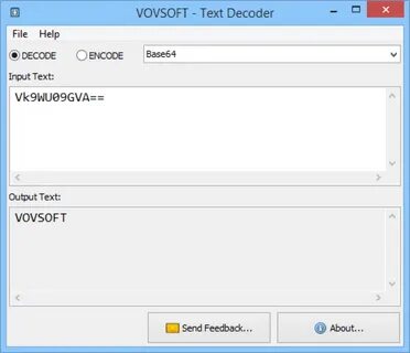 Text encoding