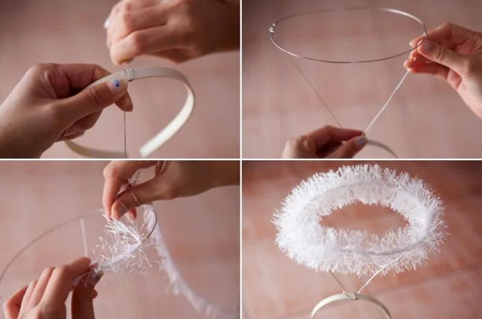 Нимб ангела своими руками. Нимб своими руками. Ободок ангела своими руками. Нимб своими руками. Ободок ангела своими руками.