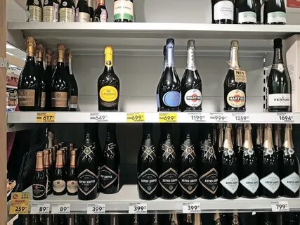 Шампанское в пятерочке