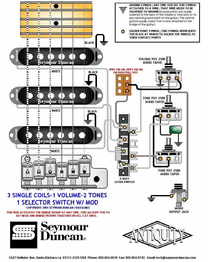 3 to 1 single. Схема распайки электрогитары 2 хамбакера. Stratocaster SSS 1 Volume, 1 Tone. Распайка 2 Tone 5 Switch. Схема распайки 3 сингла 1 громкость 1 тон.