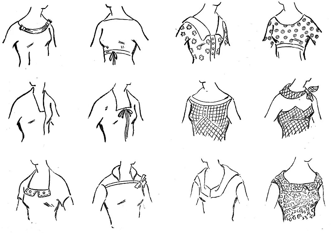 Полукруглый вырез. Вырезы Воротников на платьях. Фасоны вырезов горловины. Вырез горловины на платье. Различная форма горловины.