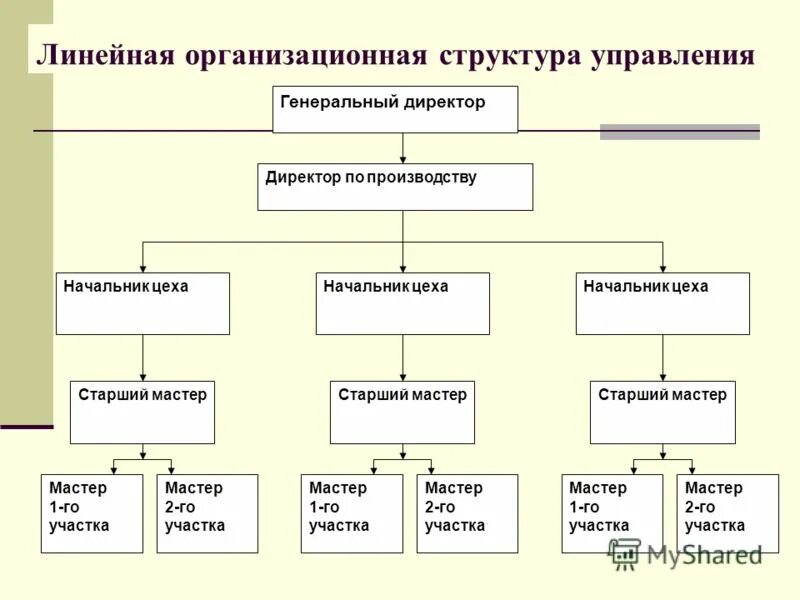 Линейная управленческая структура