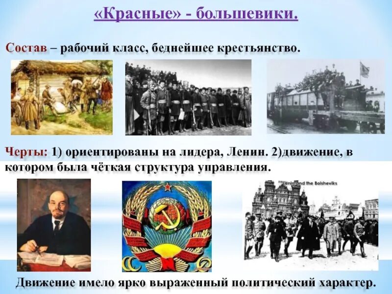 Движение большевиков. Большевики в гражданской войне. Большевики красные в гражданской войне. Красная армия это большевики.