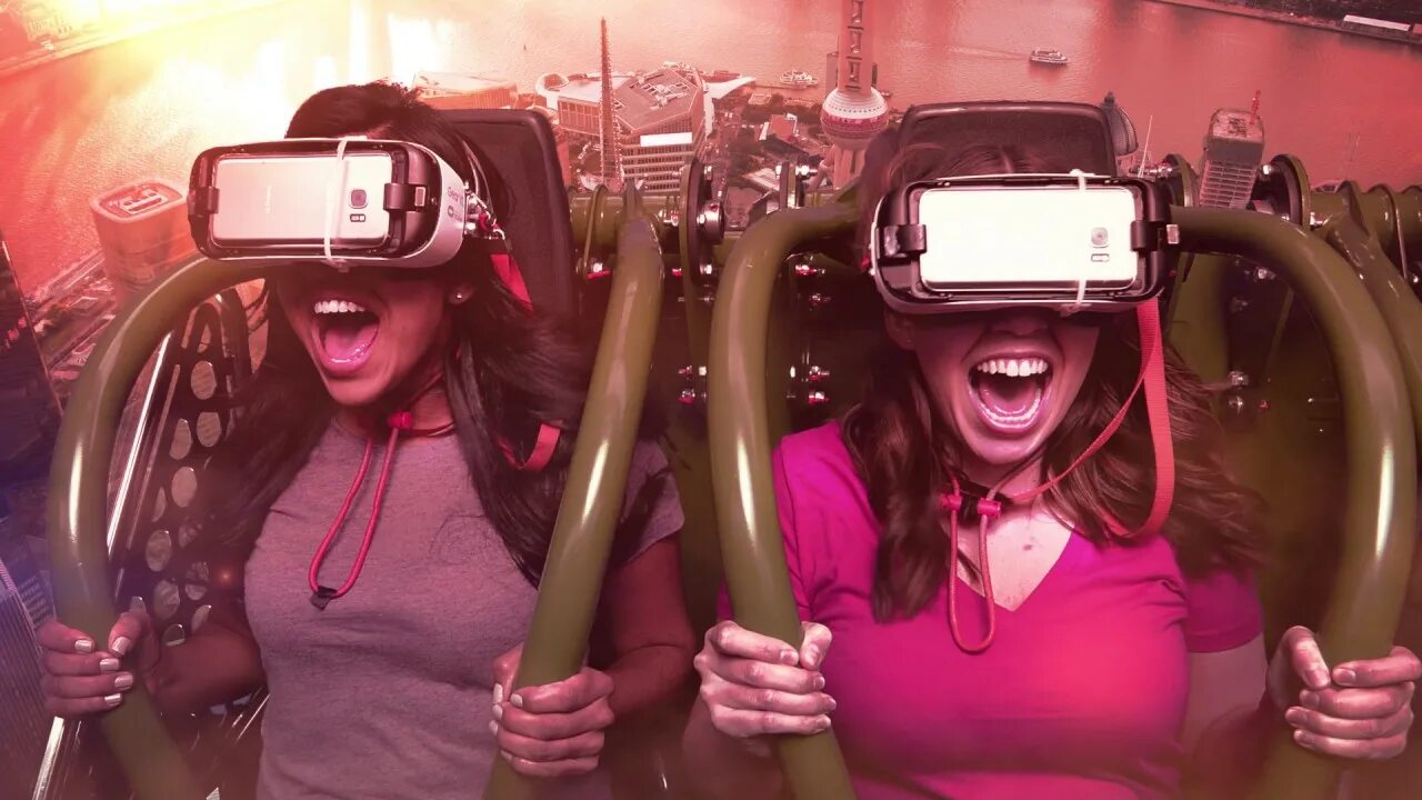 Vr riding. Очки виртуальной реальности американские горки. Виртуальная реальность дети. VR корпоратив. Вечеринка виртуальная реальность.