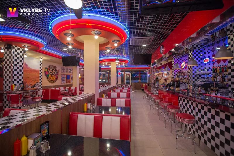Куда сходить в кафе воронеж. Роут 66 воронеж. ул. генерала лизюкова, 50. route 66 кафе. r66 воронеж.