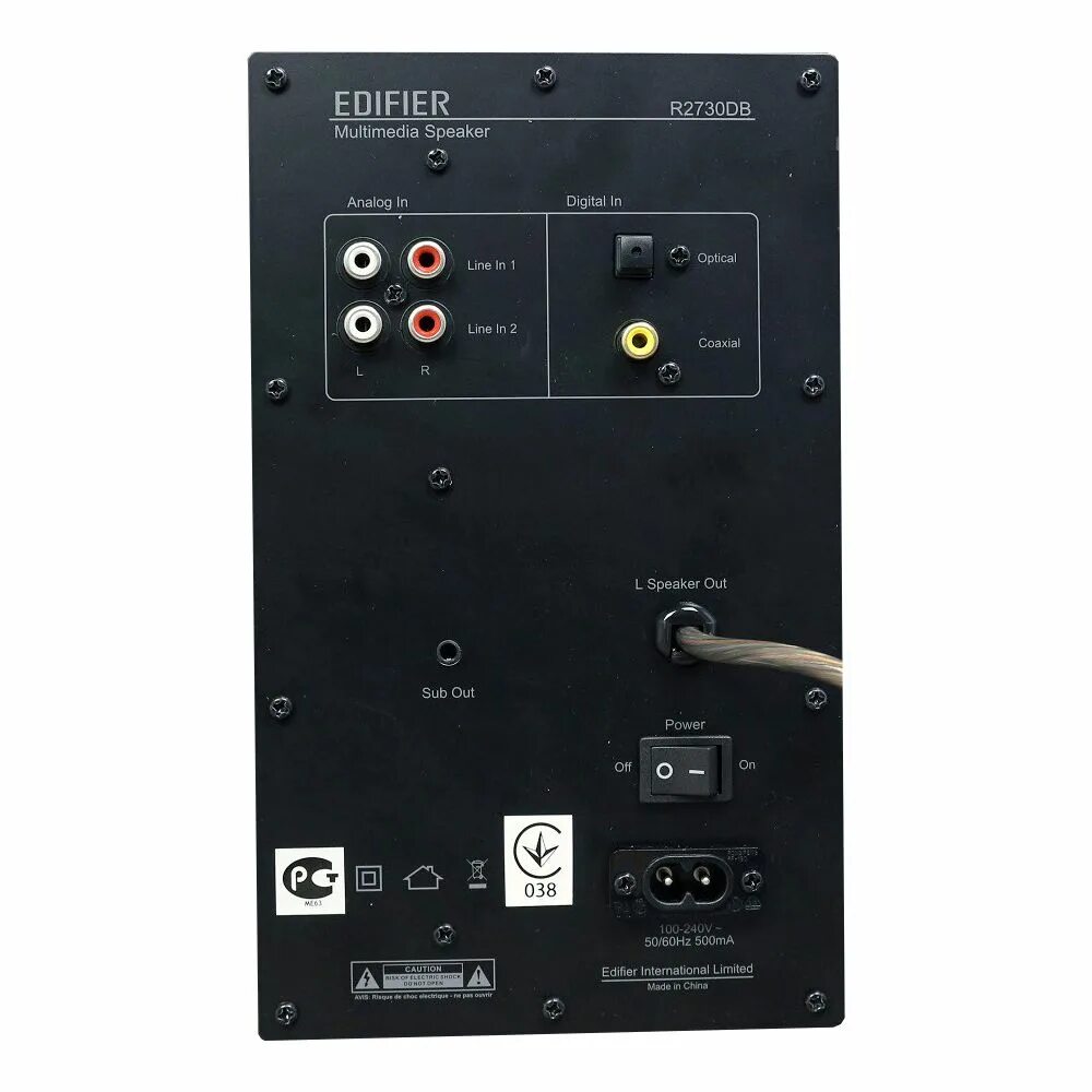 Как включить edifier. Edifier r2730. edifier r2750db задняя панель. акустическая система edifier r2730db. edifier studio r2730db.