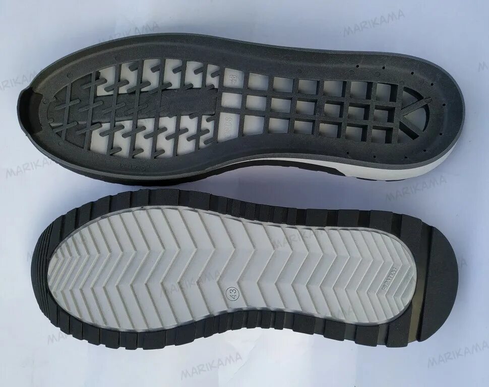 Подошва 43. Подошва ТЭП "крос-3". Подошва outsole ТЭП.