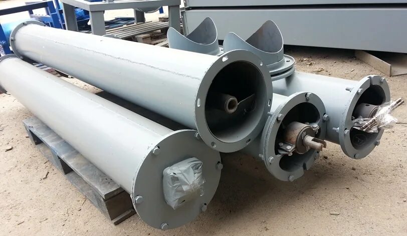 Конвейер труба. Конвейер винтовой ks-250.l=3м. конвейер винтовой ks-150*110. конвейер винтовой ks-200.l=4м. шнек wam 1м.