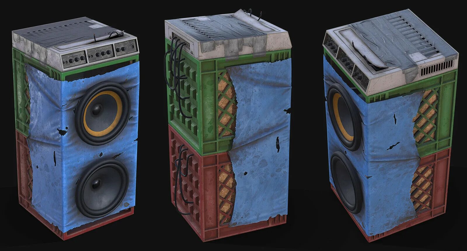 Rust voice props. Бумбокс раст. rust - voice props pack.