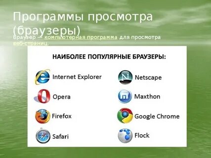 Какая программа для просмотра веб сайтов