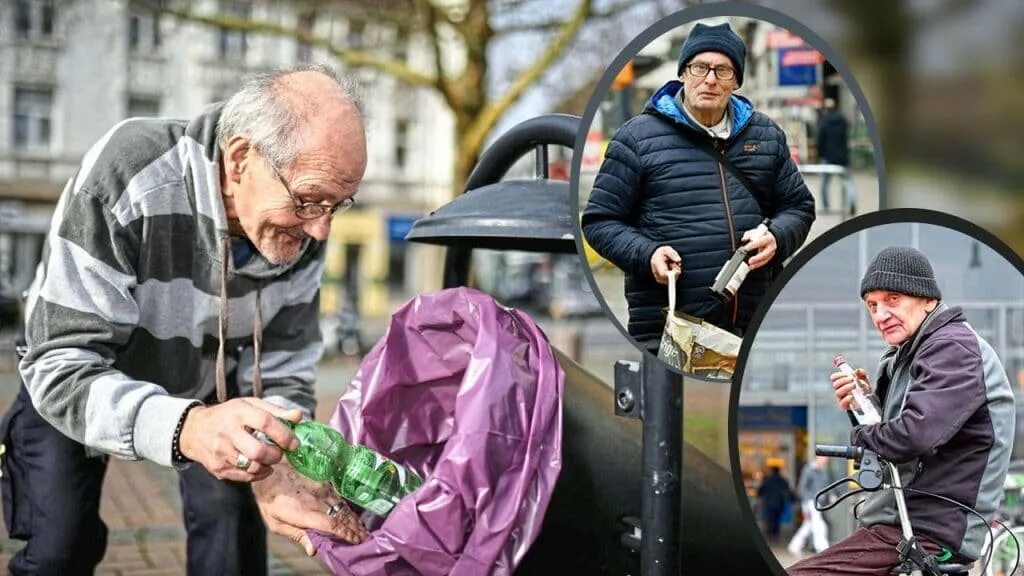 Из германии жить в россии. Пенсионеры в Германии собирают бутылки. Нищие пенсионеры в Германии. Пенсионеры Германии в мусорках. Пенсионеры Европы бедные.
