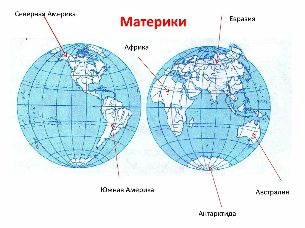 Карта полушарий с названиями материков 4 класс. Карта полушарий с материками 4 класс. Карта полушарий земли с материками 4 класс. Карта полушарий 2 класс материки и океаны.