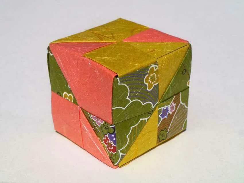Как сделать такой кубик. Origami infinity cube. куб из бумаги. кубик поделка. оригами кубик трансформер.