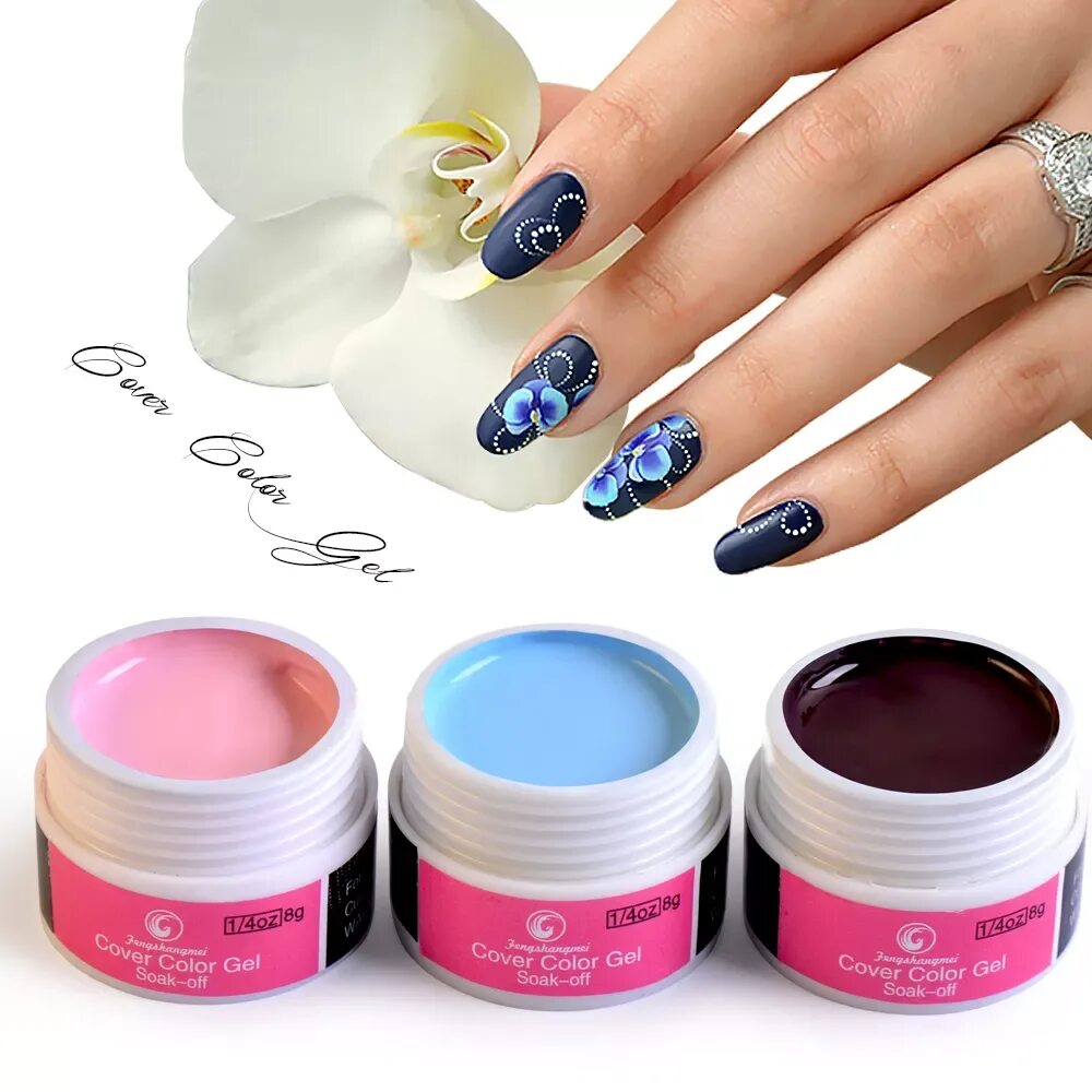 Uv gel как пользоваться. Ногти гель. Гель-краска для ногтей. Цветной гель для ногтей. Маникюр с гель краской.