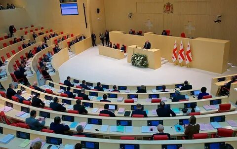 Заседание парламента грузии