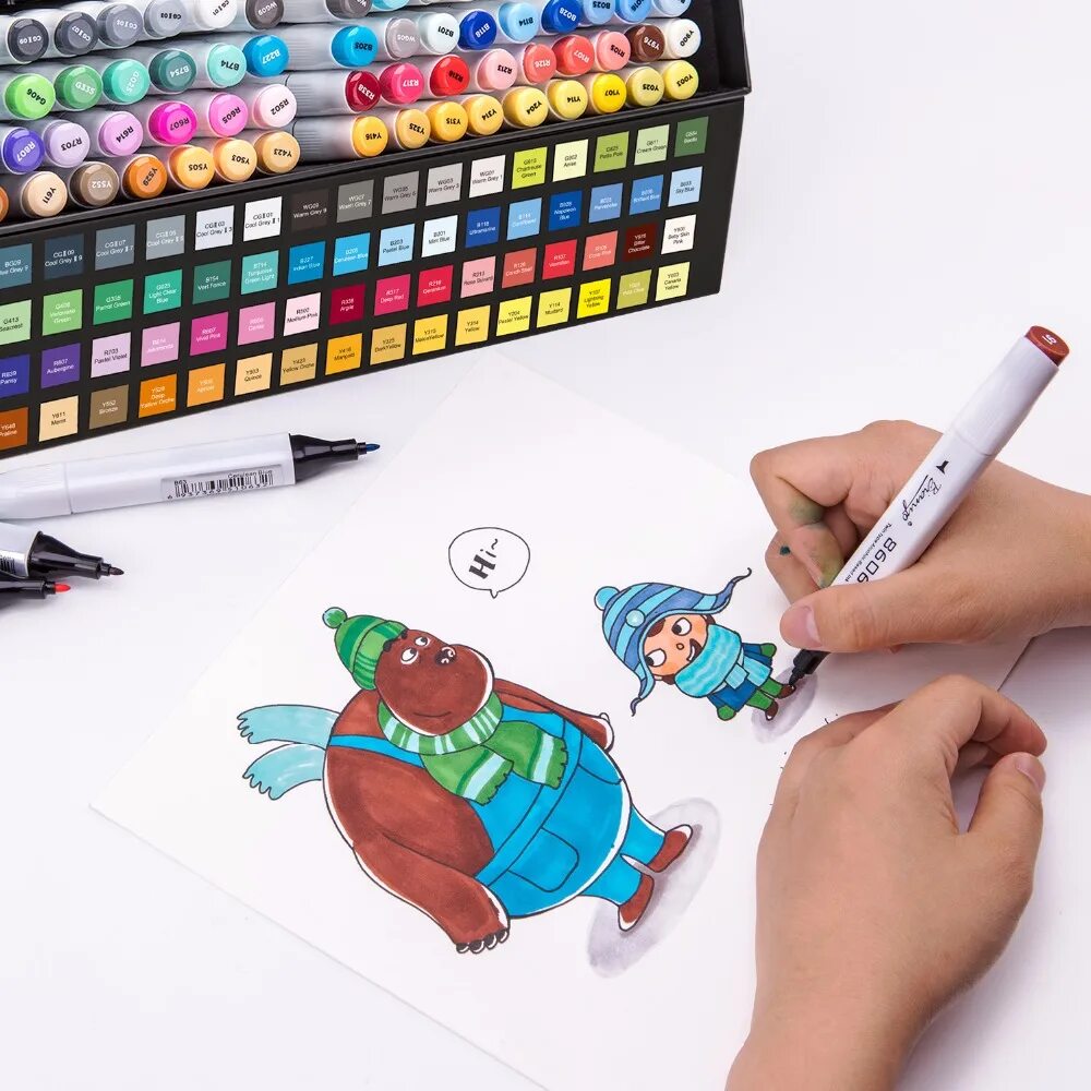 искусство рисования маркерами. скетчи маркерами лёгкие. фломастеры для рисования. рисунки маркерами для скетчинга. набор маркеров для скетчинга "sketch&art.