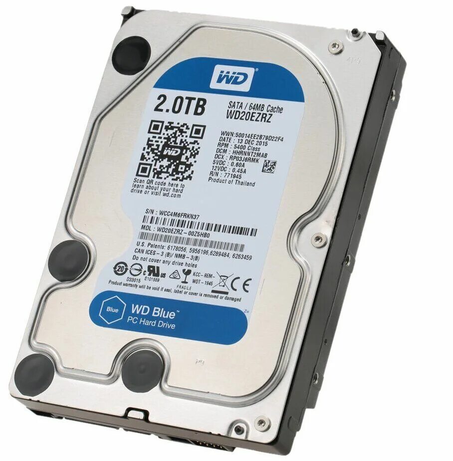 Sata iii western digital blue. 2 ТБ жесткий диск WD Blue. Жесткий диск Western Digital WD Blue desktop 2 TB. Жесткий диск ВД Блю 1 ТБ. Жесткий диск — WD Blue wd20ezrz 2тб.