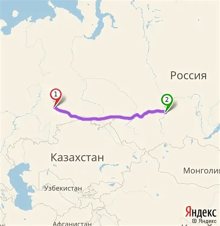 Красноярск екатеринбург расстояние