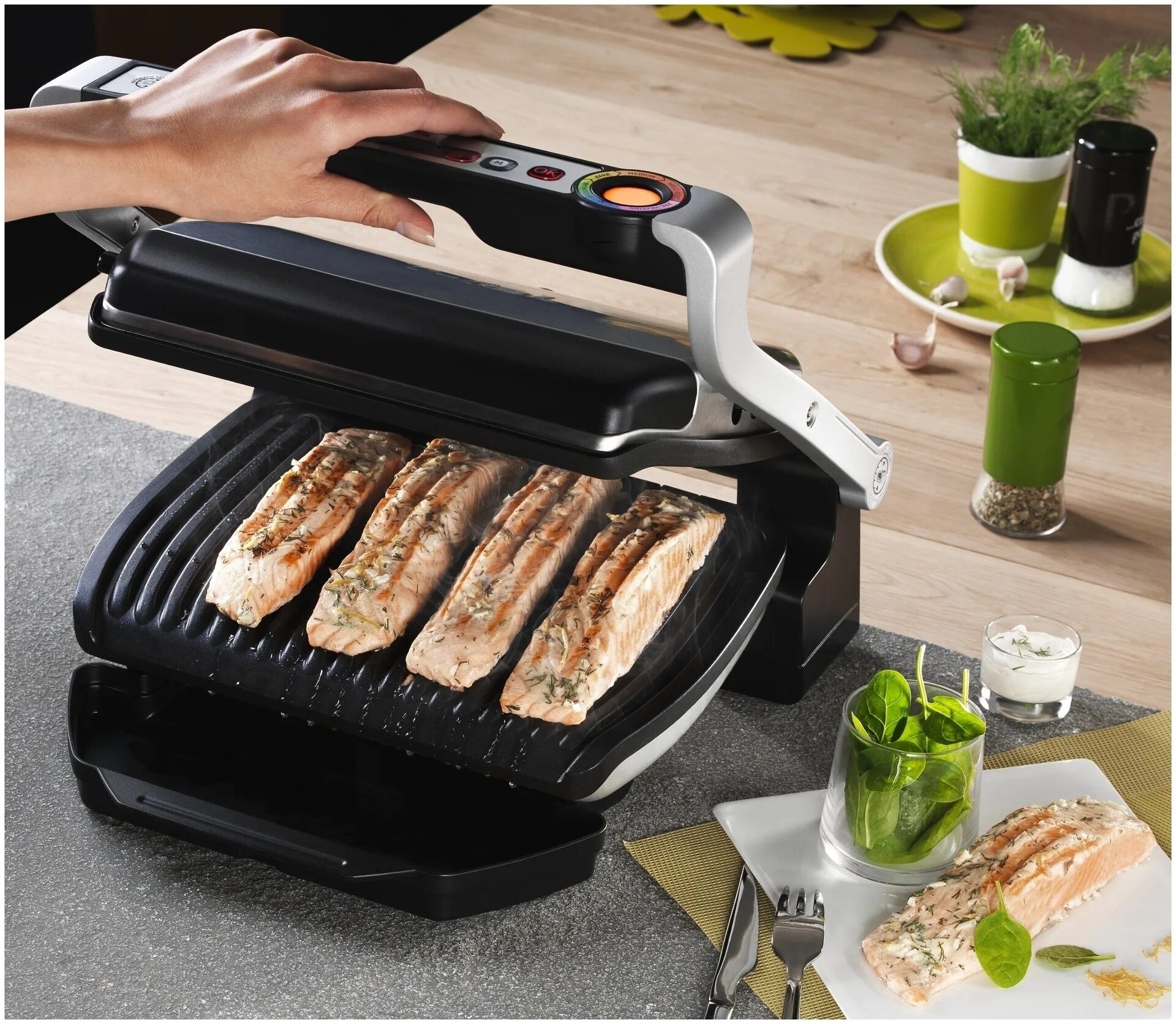 Нужен ли электрогриль. Tefal optigrill+gc712. гриль tefal gc712d34. гриль tefal optigrill+ gc712. электрогриль tefal optigrill gc712834.