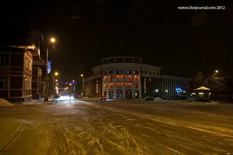 Петрозаводск ночью