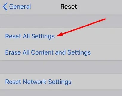Try reset