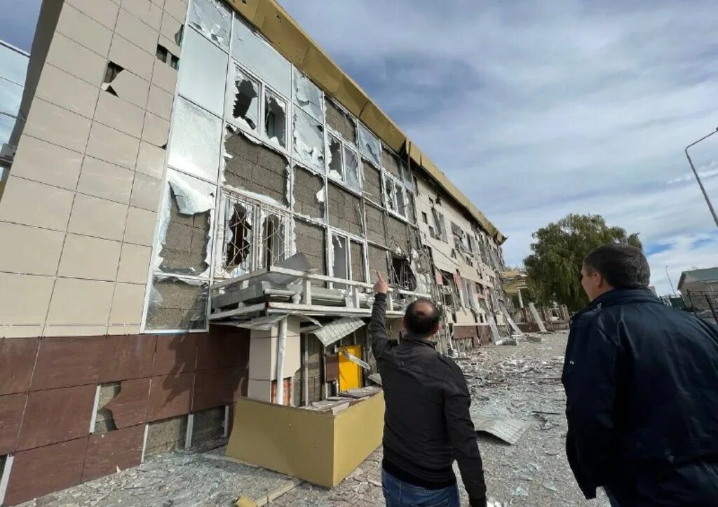 В белгороде обстреляли тц