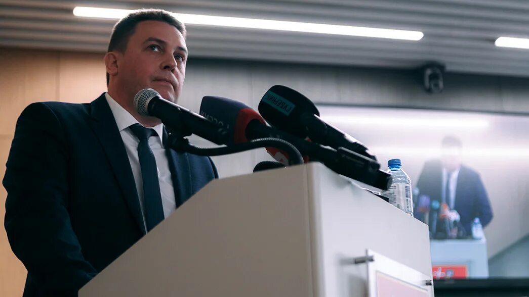 Выступление нового директора. Выступление.