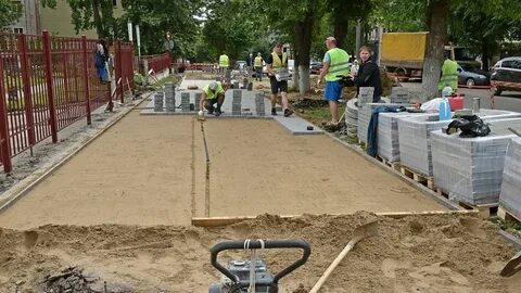 Строительство тротуаров