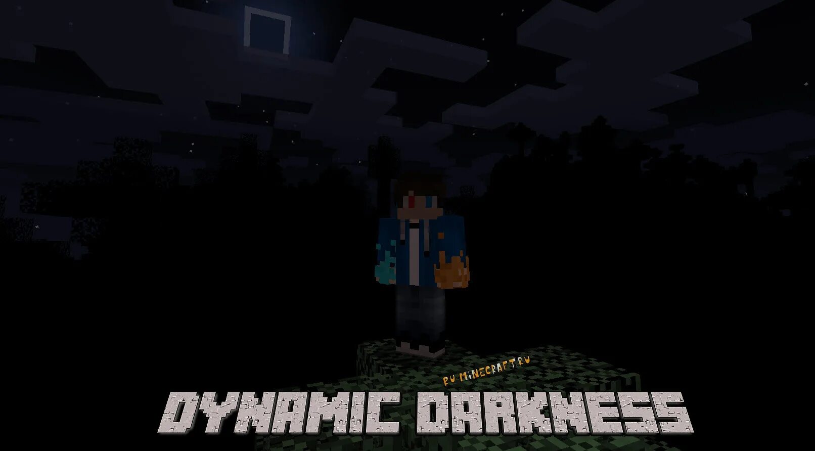 Мод на темноту майнкрафт 1.20. Мод Minecraft Darkness. Майнкрафт мрак. Мод на майнкрафт total Darkness. Dynamic Darkness 1.18.2.