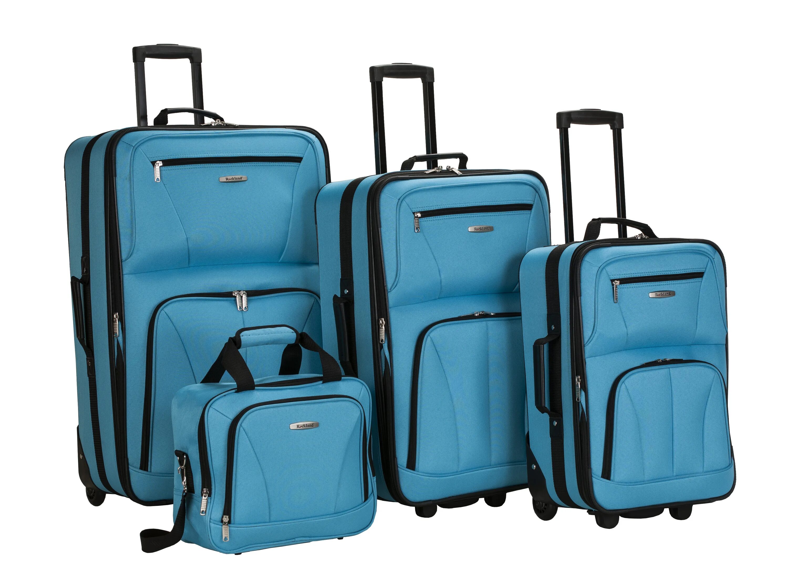 Чемодан journey. Самсонайт чемодан бирюзовый. Reymond Luggage чемоданы. Комплект чемодан и сумка для ручной клади. Синий чемодан.