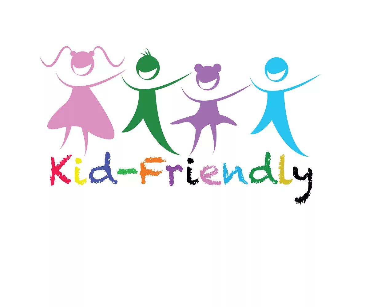 Kid friendly наклейка. Кидфрендли. Дружественные логотипы. Дружелюбный логотип.