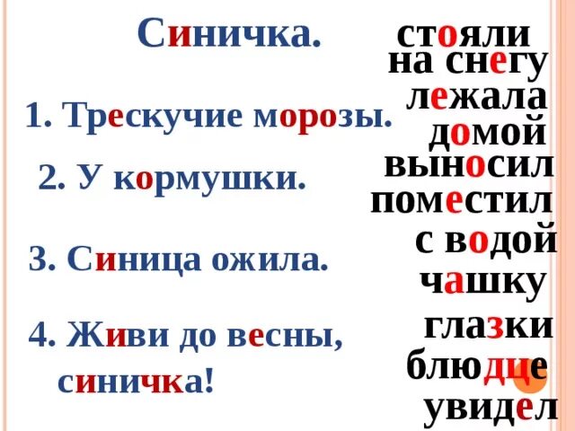 Изложение 3 класс по русскому языку синичка. Изложение 3 класс по русскому языку синичка