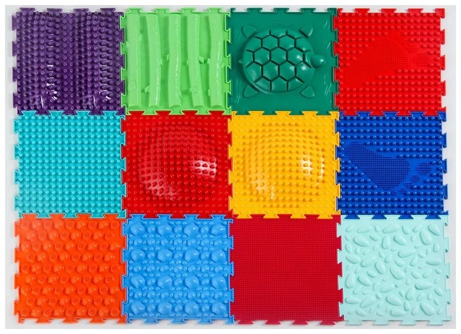 коврик ассорти 4 дет. ортопедический коврик для детей. массажные коврики ортодон. детские ортопедические коврики. модульный коврик ортодон набор профи.