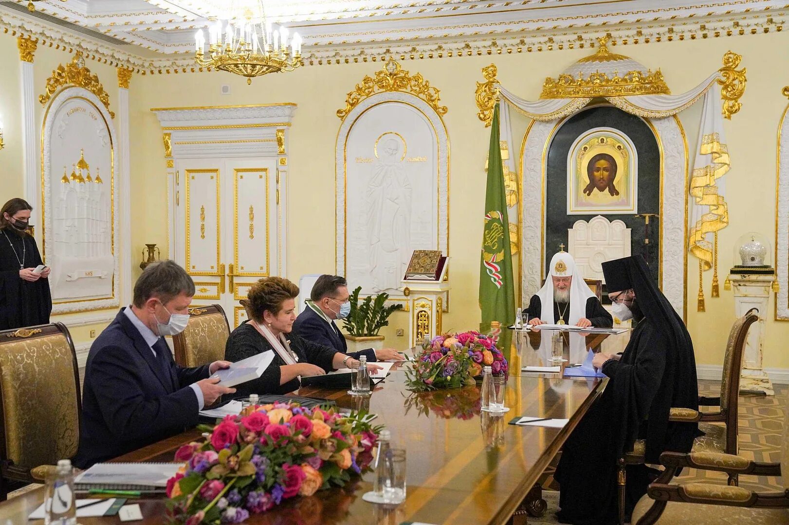 Встреча патриарха. Встречи патриарха с представителями.