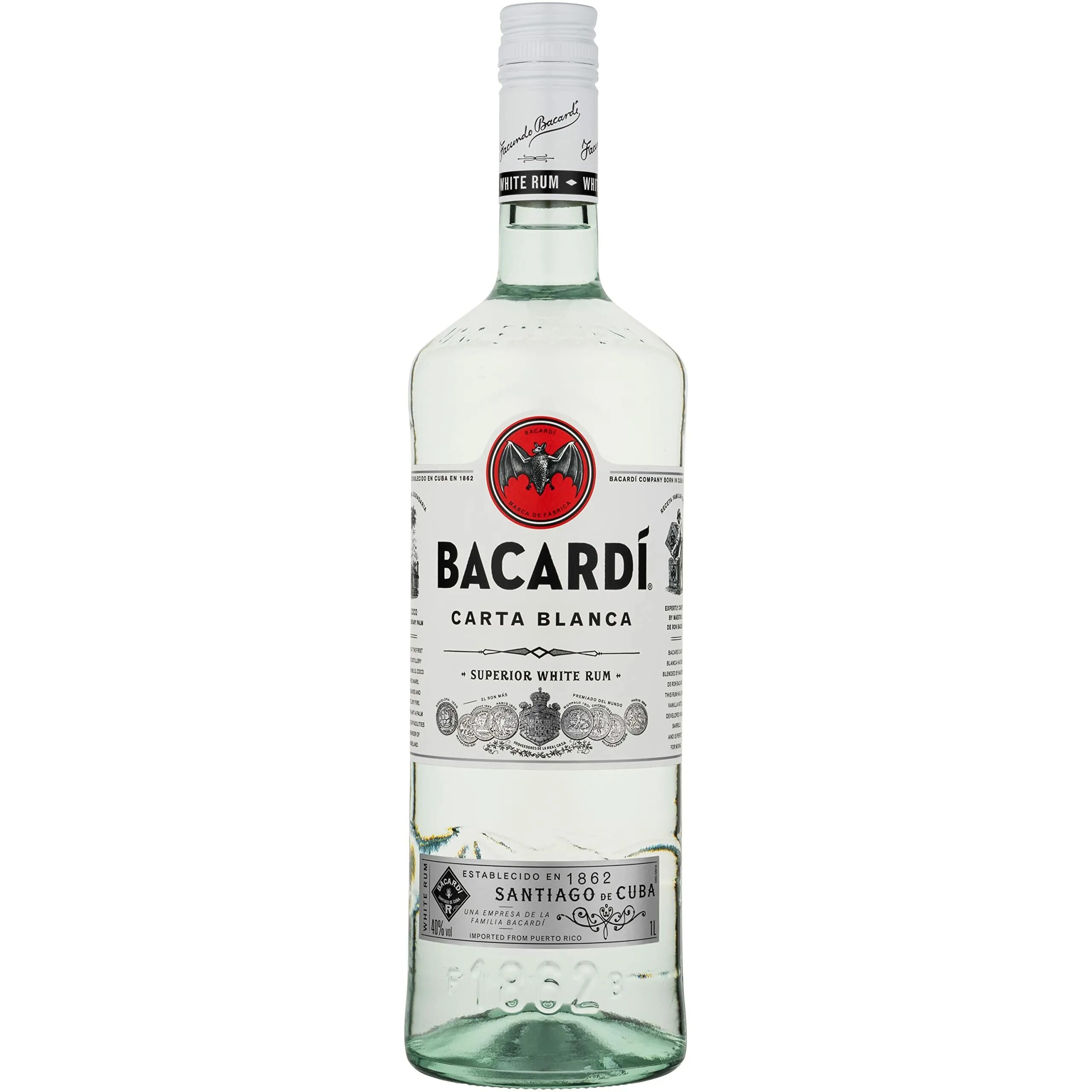 Бакарди 1 литр. Ром бакарди карта Бланка 0.5. Bacardi carta Blanca 40% 0.5л. Bacardi carta Blanca 37,5%. Bacardi Superior.