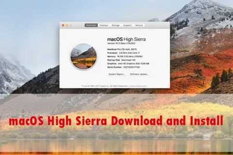 High sierra дата
