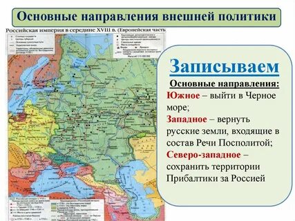 Основные направления внешней политики речь посполитая
